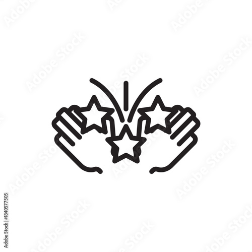 Total rewards icon symbolizing comprehensive compensation, employee value proposition, and combined benefits package, representing HR strategy, talent retention, and total employee wellness.