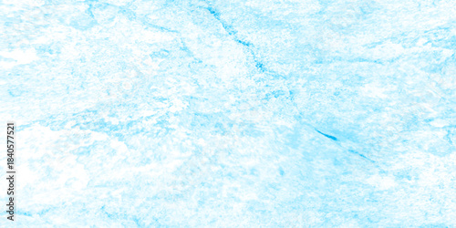 Abstract light blue grunge paint wall texture background, resembling frosty ice or watercolor marble. frosted, icy appearance with scattered speckled details and smooth blended tones. scratch wall.