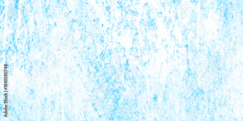 Abstract light blue grunge paint wall texture background, resembling frosty ice or watercolor marble. frosted, icy appearance with scattered speckled details and smooth blended tones. scratch wall.