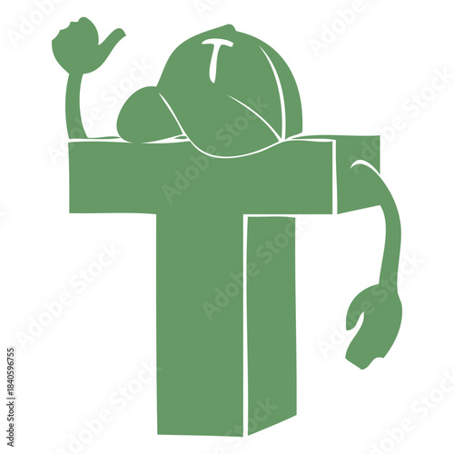 Letter T With A Hat