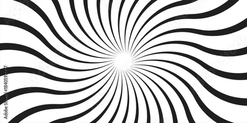 PrintRetro vintage grunge black and white radial burst sunburst ray pattern vector illustration