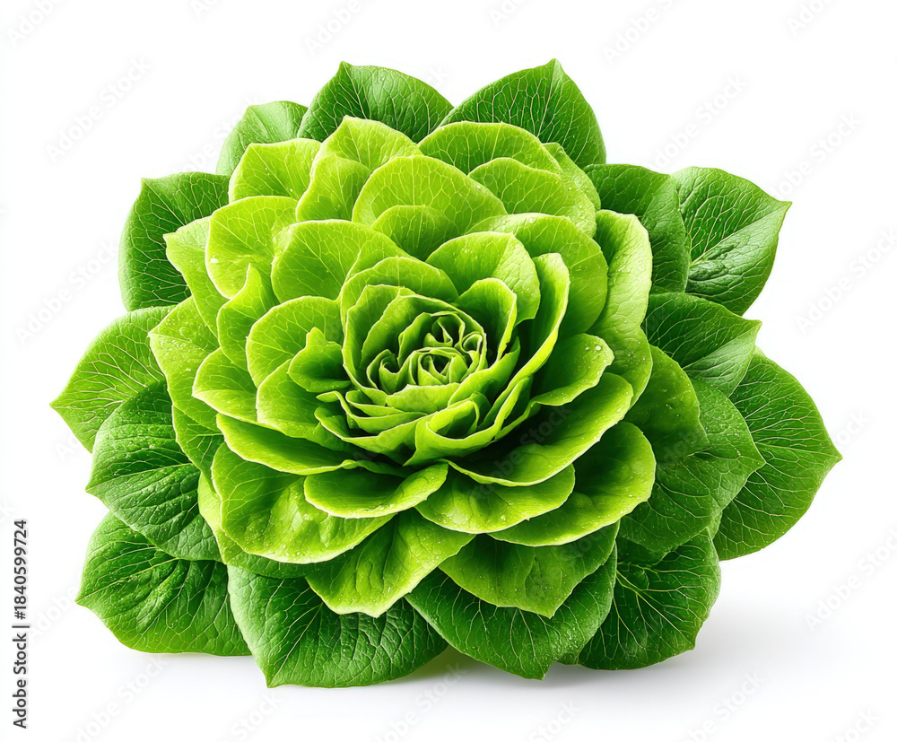 Fototapeta premium Lettuce isolated on white