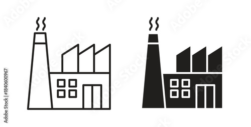 Power plant icon isolated vector Illustration. Vector pictogram for web and app