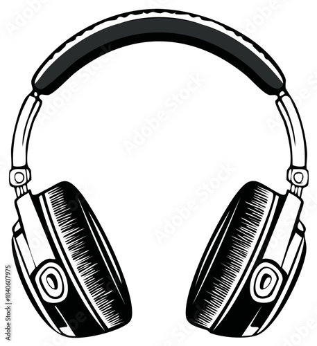 Headphones Illustration