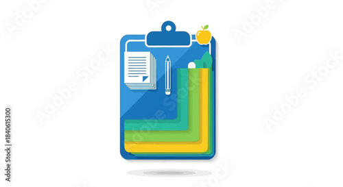 Set of colored pencils vector illustration of a pencil sharpener icon for web and business design