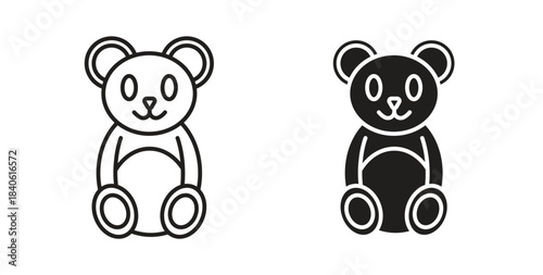 Teddy bear icon