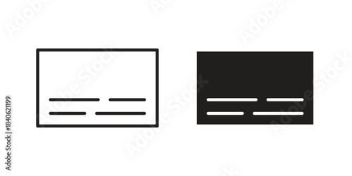 Subtitles icon designs collection for mobile, ui, web.