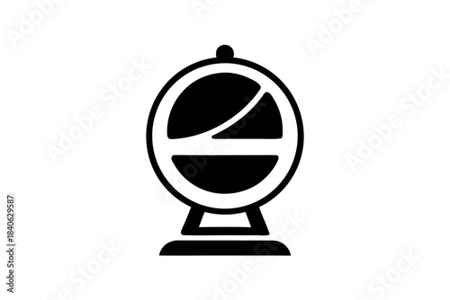 vector illustration of an abstract bird cage