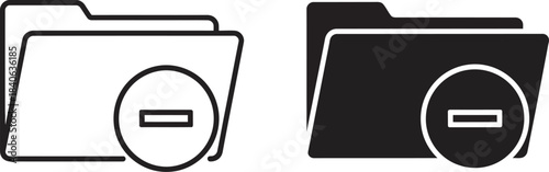 Two folder icons with loading indicators representing data transfer or processing