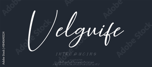 A bold and distinctive font with playful curves and wide spacing, offering a lively and contemporary look.