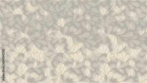 Elegant abstract floral pattern background with a soft and muted color palette