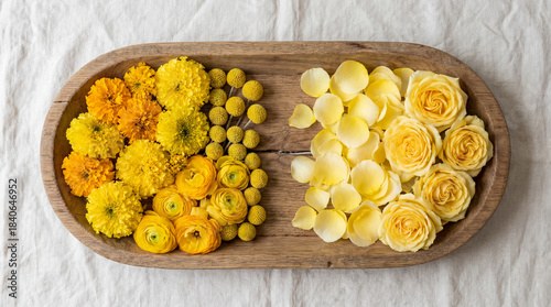 vibrant yellow flowers