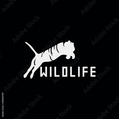 wildlife animals logo design vector