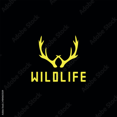 wildlife animals logo design vector