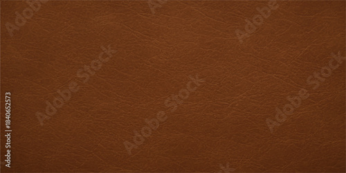 Vintage brown leather texture background with a rough, closeup pattern