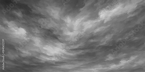 Dramatic dark clouds form an overcast storm cloudscape in a daytime lapse