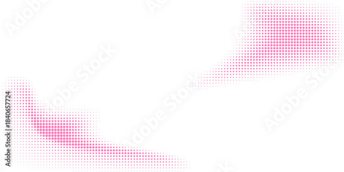 white polka dots pattern over hot pink useful as a background good effect simple art