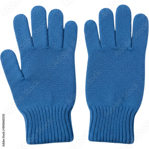 Blue winter gloves soft warm knit handwear designed for cold weather protection comfort outdoor activities and seasonal fashion accessory offering cozy practical style and insulated warmth