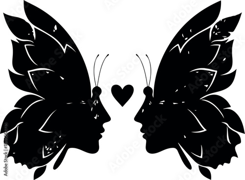 Abstract geometric composition with vibrant color accents