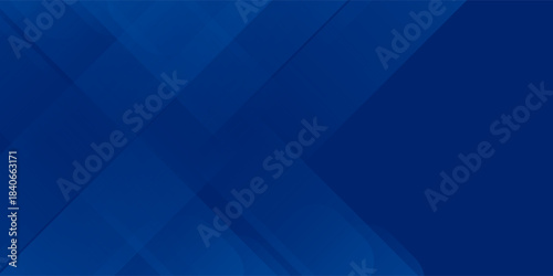 Abstract blue background with glowing geometric lines. Modern blue gradient square shape design. Futuristic technology concept. Suit for brochure, corporate, website, poster, banner,