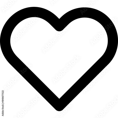 Heart icon - love favorite like outline
