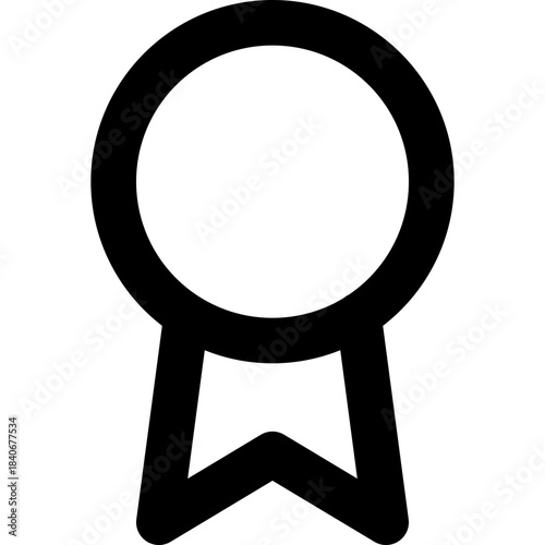 Medal icon - award achievement prize outline