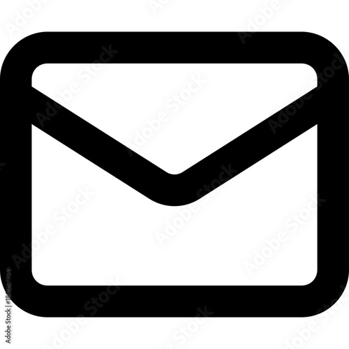 Mail icon - envelope email message outline
