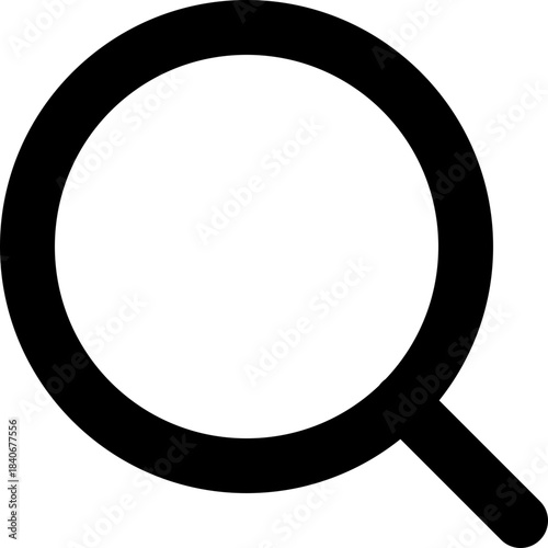 Search icon - magnifying glass find outline