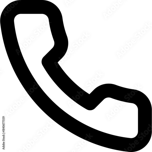 Phone icon - call telephone mobile outline