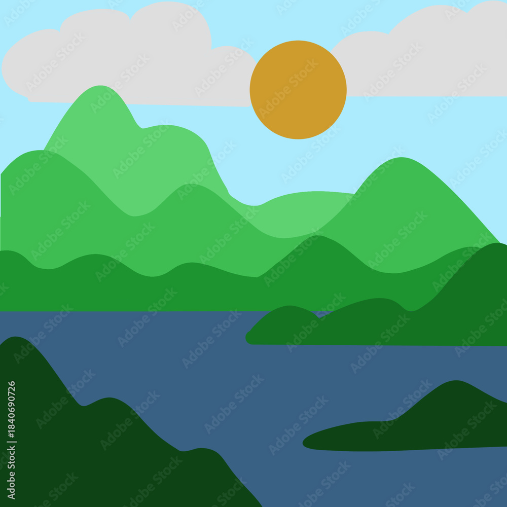 Fototapeta premium Montes