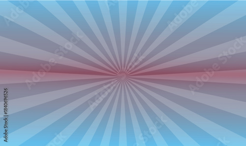 Beautiful sunrise or Sunburst Abstract background. Warm Sunset Energy Background for app, web design, webpage, banner, greeting card. Modern style, Trendy vector illustration