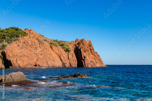 Small beach near Calanque de Maupas, Côte d’Azur. France