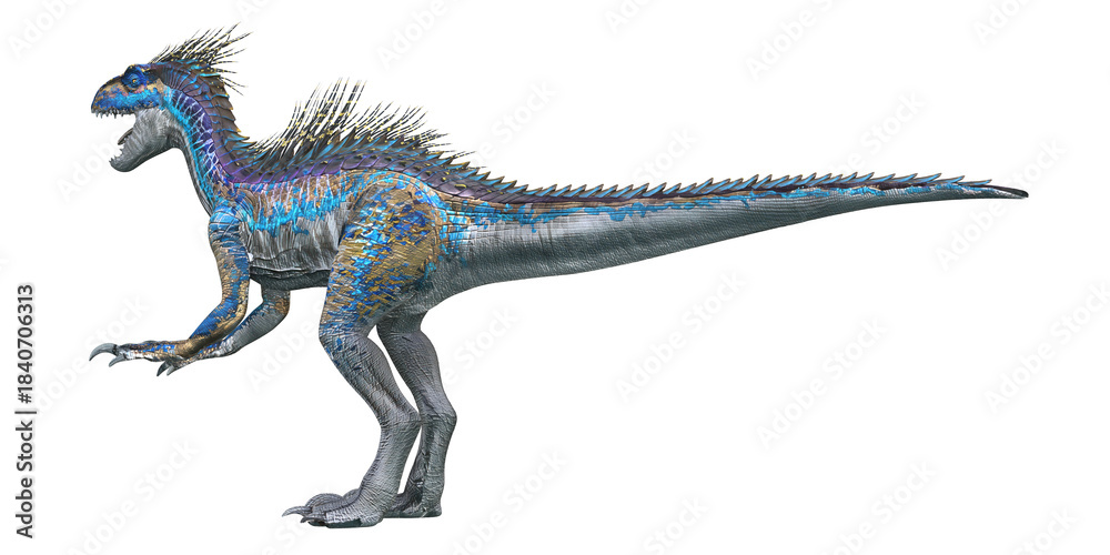 Fototapeta premium Colorful fantasy dinosaur artwork