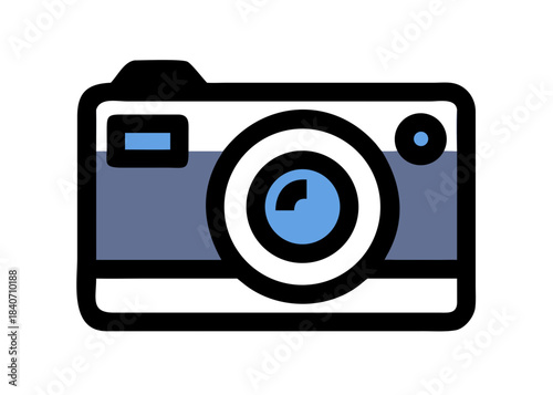 ck Camera Photography Icon flat isolated background