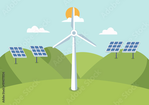 Solar and wind energy