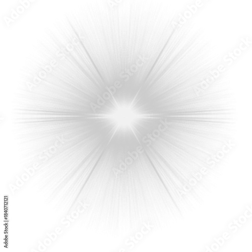 Radiant burst of light emanating outward, perfect for adding a luminous glow and dramatic flair to your designs with its vector origin