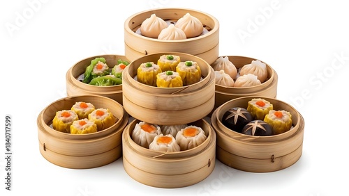 Humai is a traditional Chinese dumpling, usually with an open top, filled with pork and shrimp.
