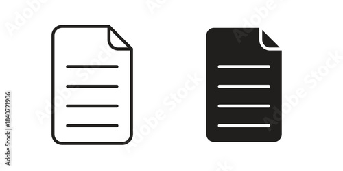 File icons vector Collection Clipart Pack. icon with editable line stroke