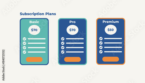 A billing page displaying subscription plans with clear pricing tiers features comparison and a prominent calltoaction button.