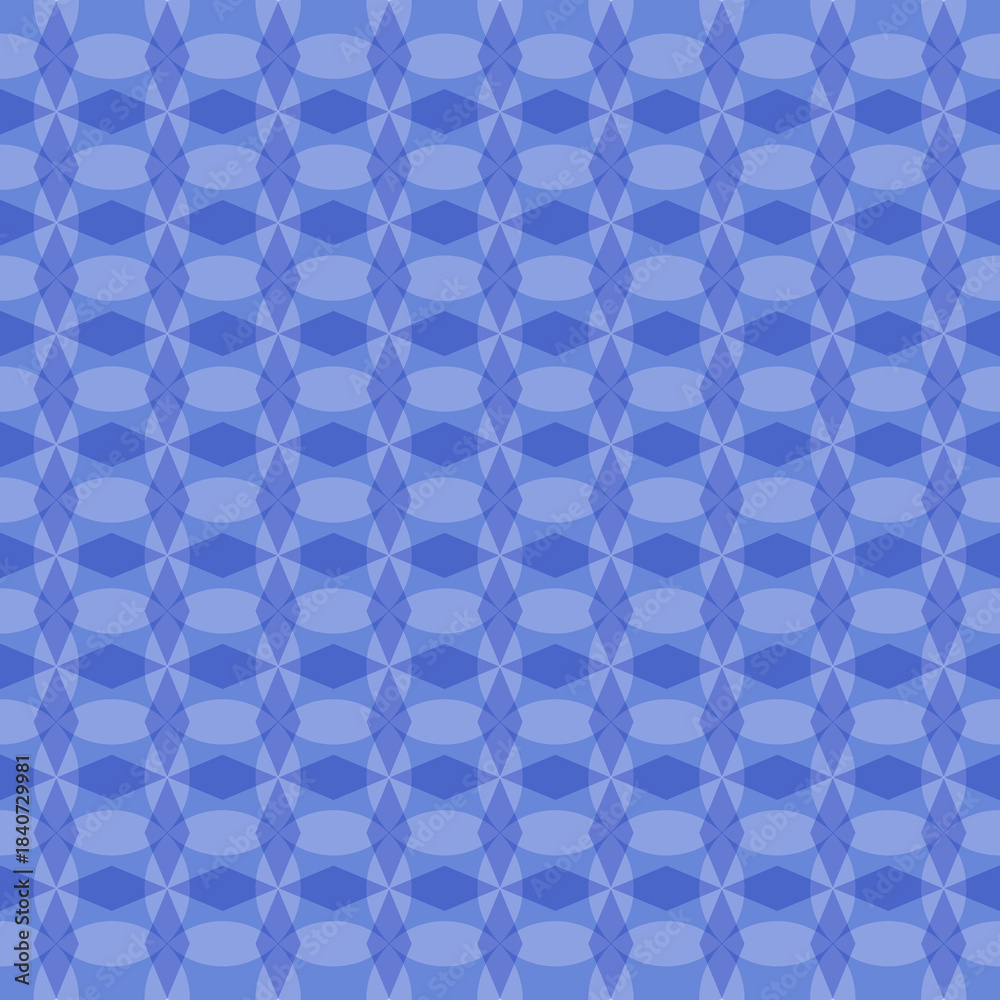 Fototapeta premium Abstract Blue Geometric Pattern