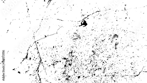 Abstract Black and White Grunge Texture Background. Distressed Overlay Design Element.