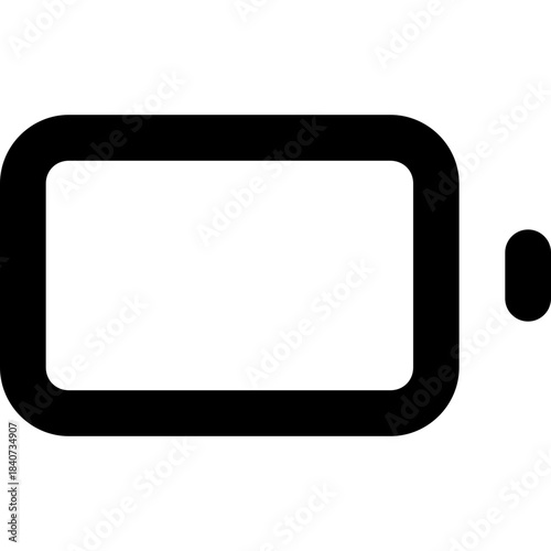 Battery icon - power energy charge outline