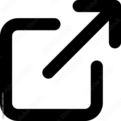 External link icon - open new window outline