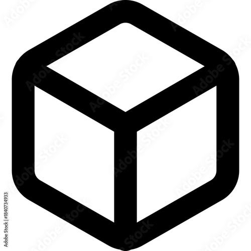 Box icon - package shipping container outline