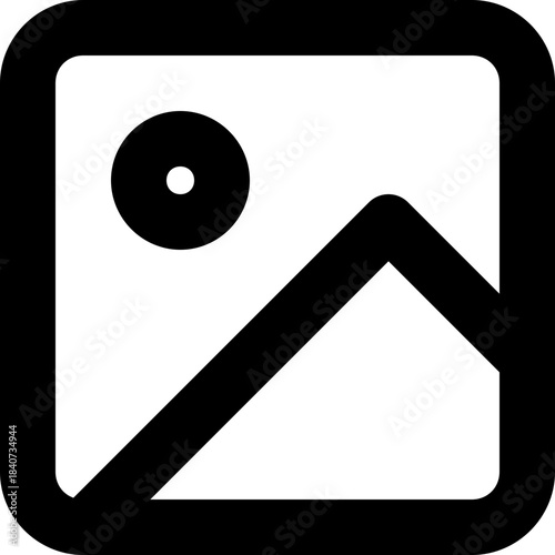 Image icon - picture photo gallery outline