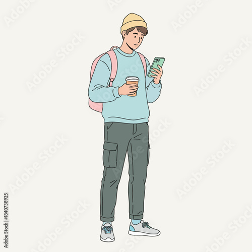 man holding a clipboard