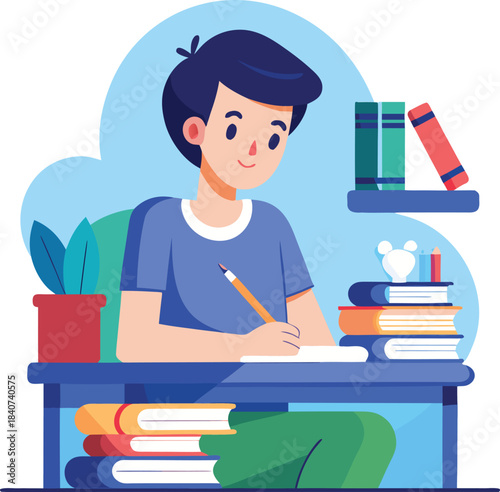 Abstract geometric pattern with vibrant color palette