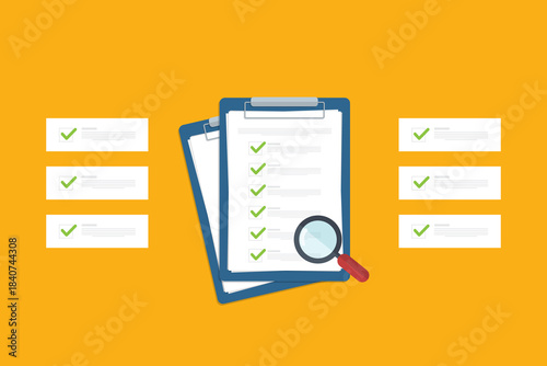 Document inspection or assessment evaluation, contract review, analysis, inspection of agreement contract, compliance verification.	
