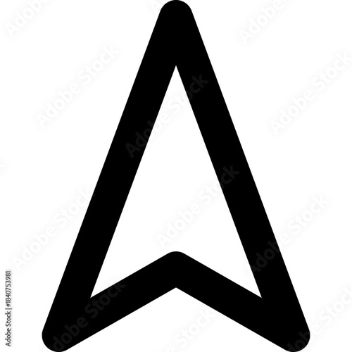 Arrow pointer icon - cursor mouse click outline