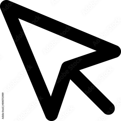 Cursor icon - pointer mouse arrow outline